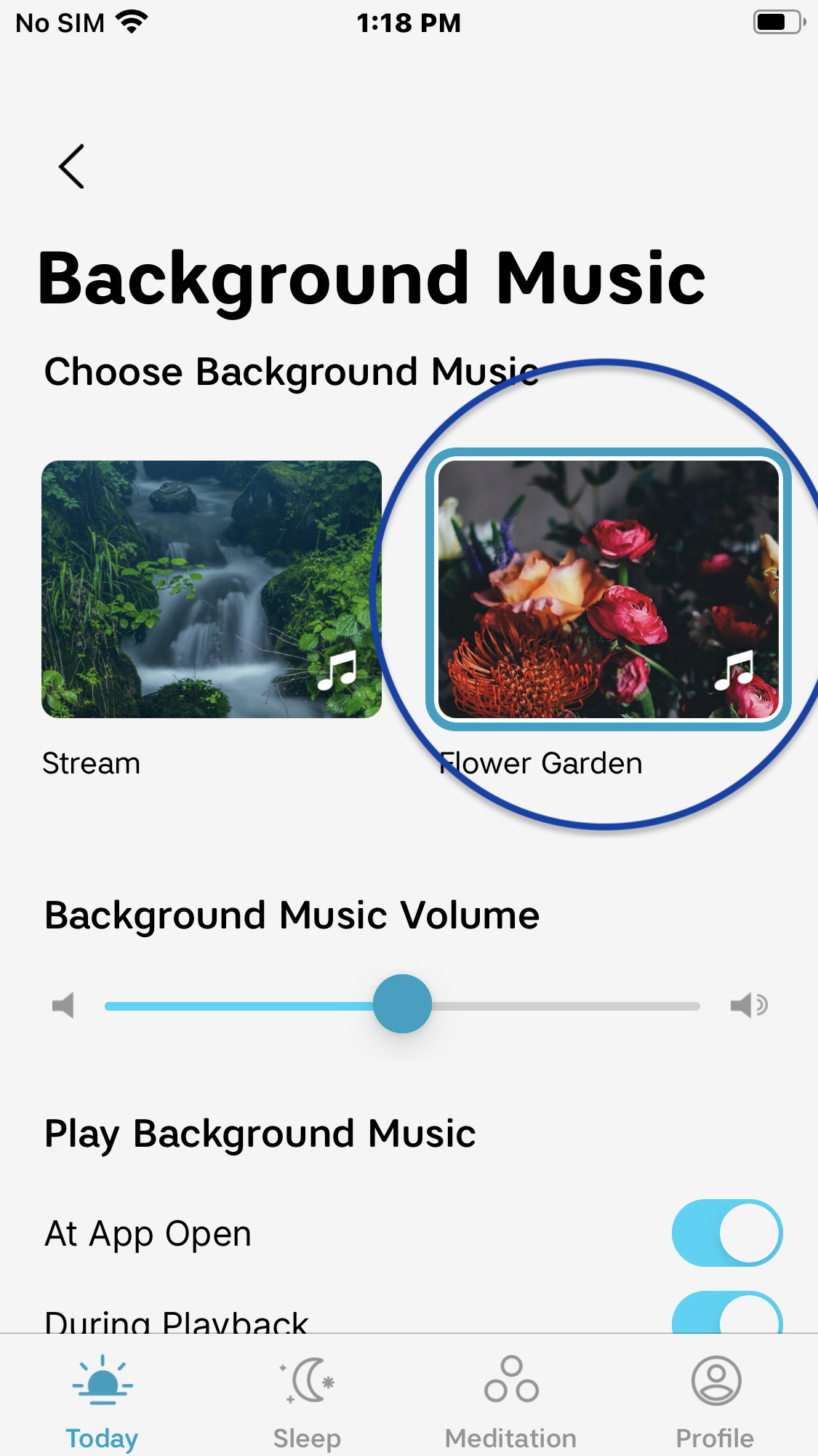 iOS How to change music – Abide Help Center